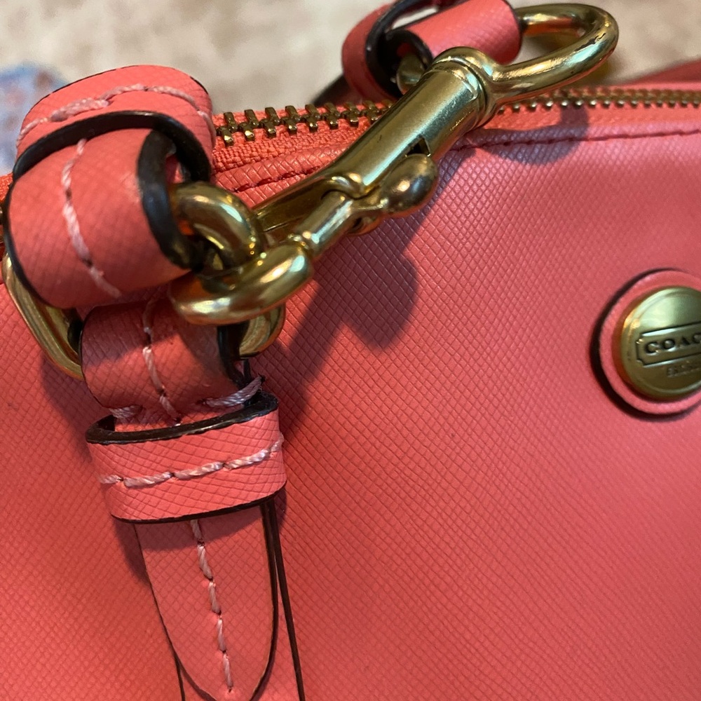 COACH Coral Dome Satchel Handbag - Picture 8 of 8